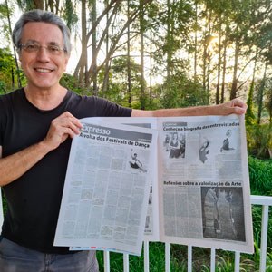 Henrique Vieira Filho e sua reportagem no Jornal O Serrano